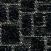 Woven grid texture with dark granular cells, light lines, and a muted tone; includes text “swan > fabric (h) > h 639”.